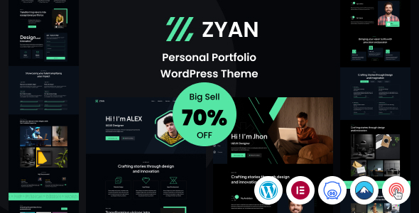 Zyan - Personal Portfolio WordPress Theme Logo